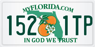 FL license plate 1521TP