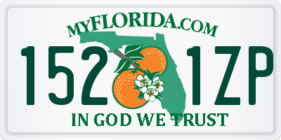 FL license plate 1521ZP