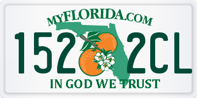 FL license plate 1522CL