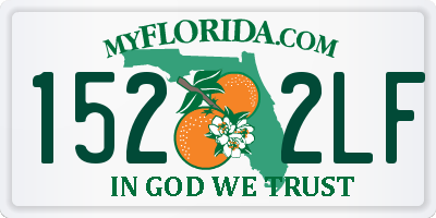 FL license plate 1522LF