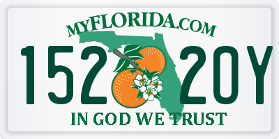 FL license plate 1522OY