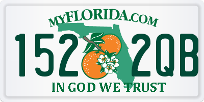 FL license plate 1522QB