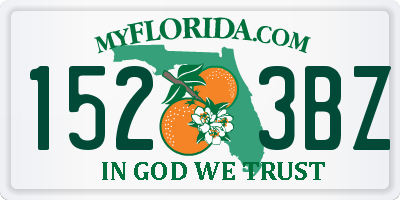 FL license plate 1523BZ