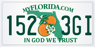 FL license plate 1523GI
