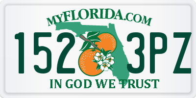 FL license plate 1523PZ