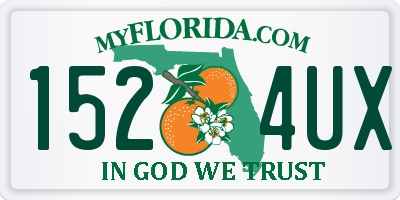 FL license plate 1524UX