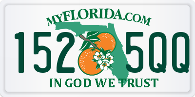 FL license plate 1525QQ