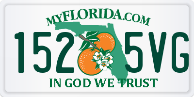 FL license plate 1525VG