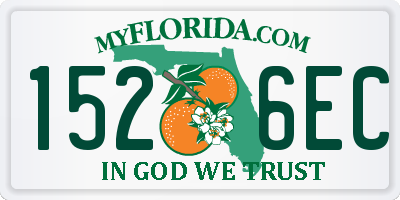 FL license plate 1526EC