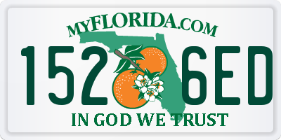 FL license plate 1526ED