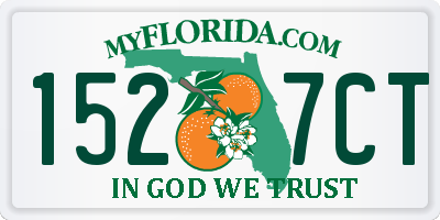 FL license plate 1527CT