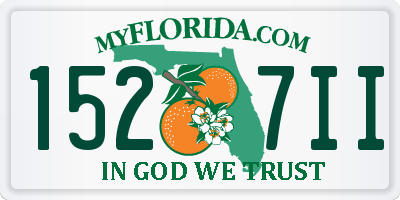 FL license plate 1527II