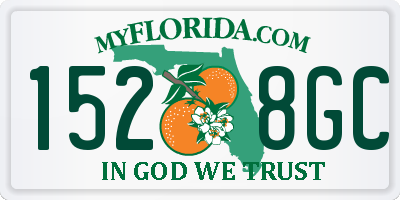 FL license plate 1528GC