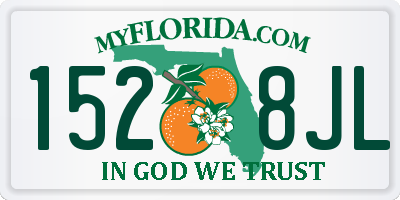 FL license plate 1528JL
