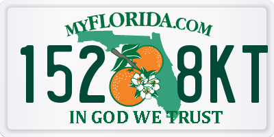 FL license plate 1528KT