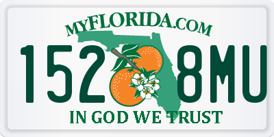 FL license plate 1528MU