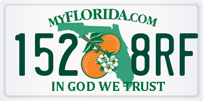 FL license plate 1528RF