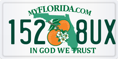 FL license plate 1528UX