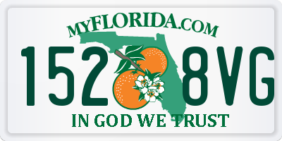 FL license plate 1528VG