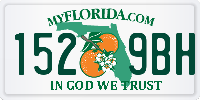 FL license plate 1529BH
