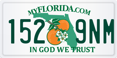 FL license plate 1529NM