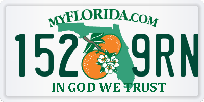 FL license plate 1529RN