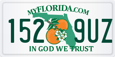 FL license plate 1529UZ