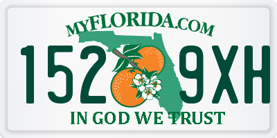 FL license plate 1529XH