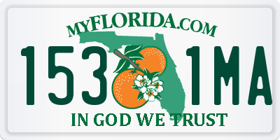 FL license plate 1531MA