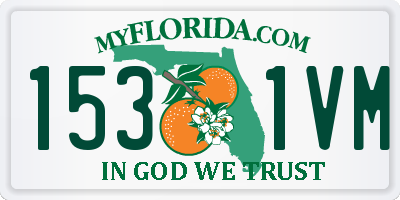 FL license plate 1531VM