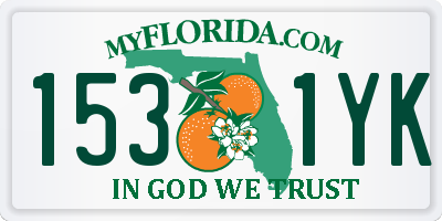 FL license plate 1531YK