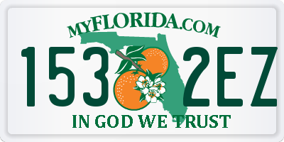 FL license plate 1532EZ