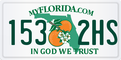 FL license plate 1532HS