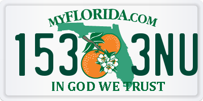 FL license plate 1533NU