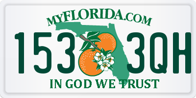 FL license plate 1533QH