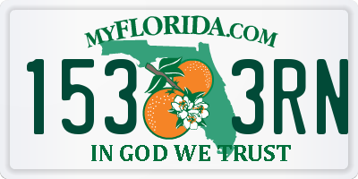 FL license plate 1533RN