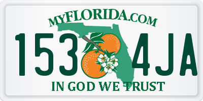 FL license plate 1534JA