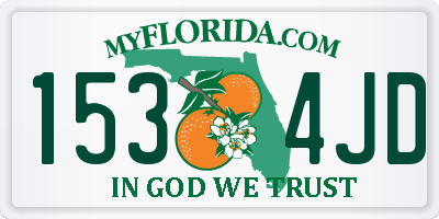 FL license plate 1534JD