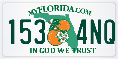 FL license plate 1534NQ