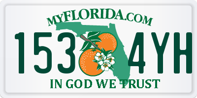 FL license plate 1534YH