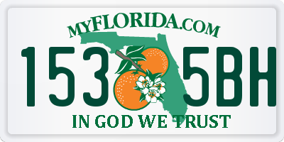 FL license plate 1535BH