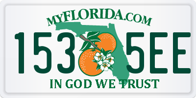FL license plate 1535EE