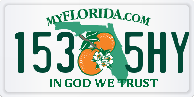 FL license plate 1535HY