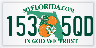 FL license plate 1535QD