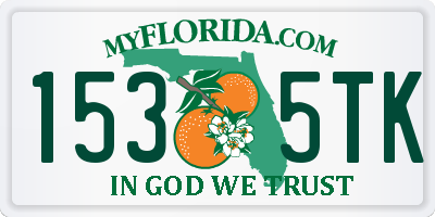 FL license plate 1535TK