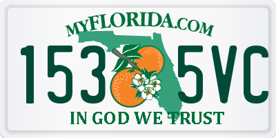FL license plate 1535VC
