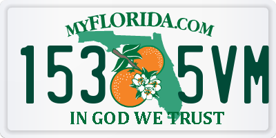 FL license plate 1535VM