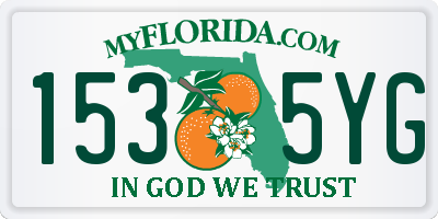 FL license plate 1535YG