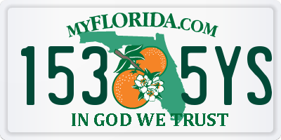 FL license plate 1535YS