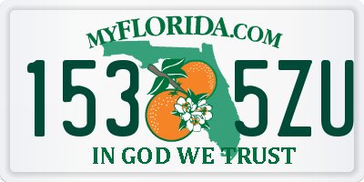 FL license plate 1535ZU